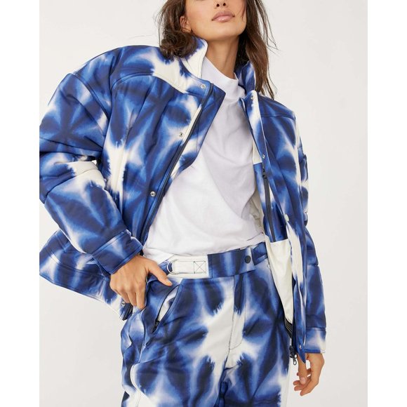 🎉LAST CHANCE🎉 NWT FP Movement Bunny Slope Printed Puffer / Blue Print - Picture 5 of 7